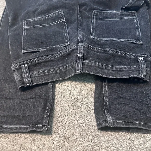 Women's Black Flare & Wide Leg Jeans - Picture 6 of 7